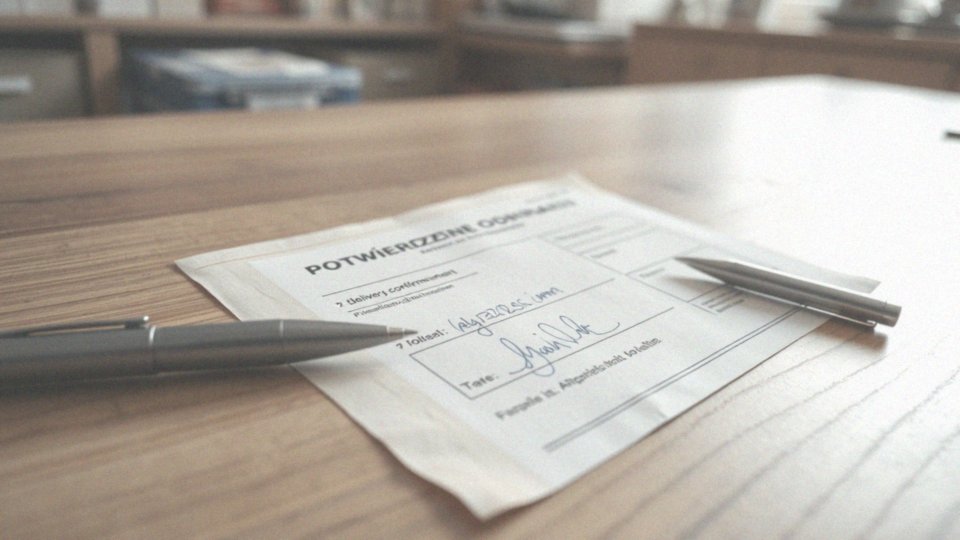 Jakie znaczenie ma podpis odbiorcy w potwierdzeniu odbioru?