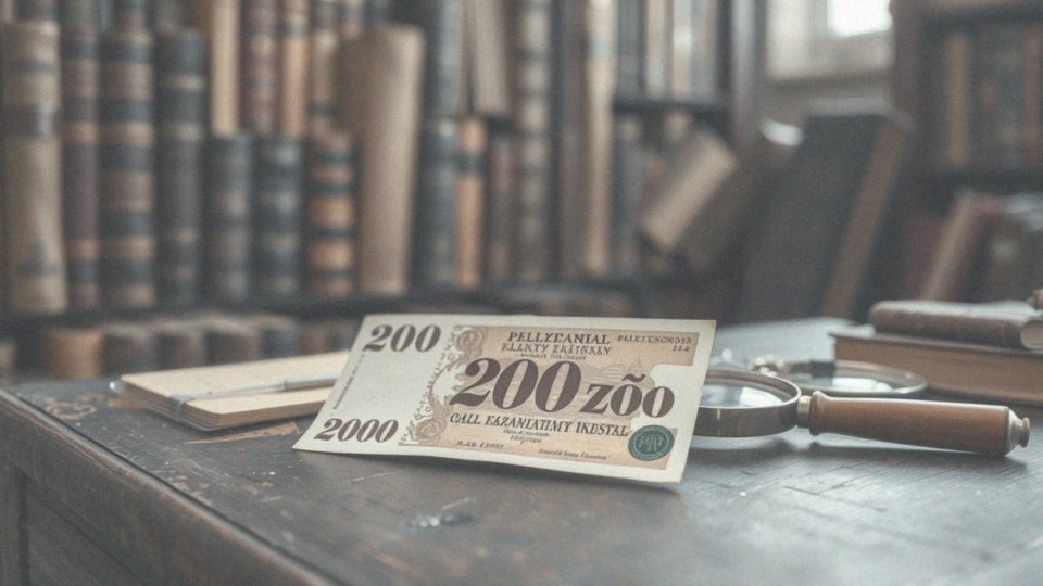 Jak dbać o starą banknot 200 zł?