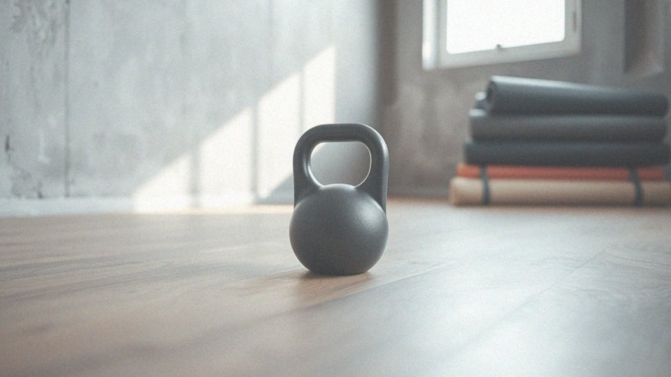 Jak poprawić równowagę używając kettlebell 8 kg?